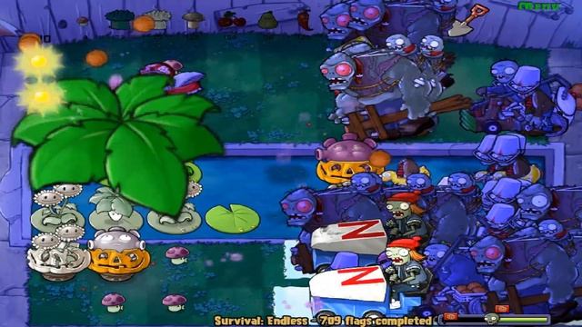 Minimalist Cobless Setup | Plants vs Zombies Survival Fog Endless | 700+ Flags смотреть онлайн