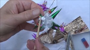 шарики из конфетных фантиков