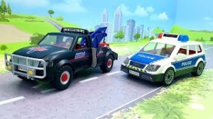 Игрушечные мультики про машинки - Полицейская машина Пикап у видео Хакер!.mp4
