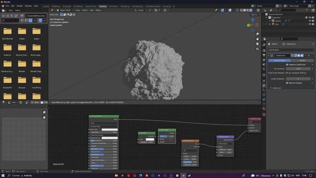 НАСТОЯЩИЙ Шейдер лавы в blender 3.0.0 Alpha смотреть онлайн