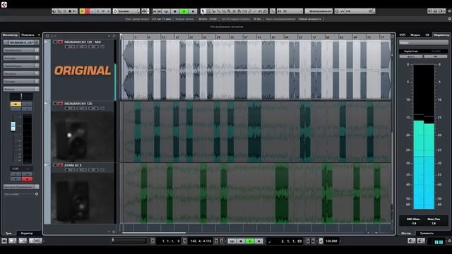 Активные двухполосные студийные мониторы NEUMANN KH 120 (сравниваем с ADAM A5X)