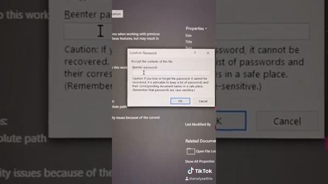 How to protect excel workbook/word document with a password смотреть онлайн