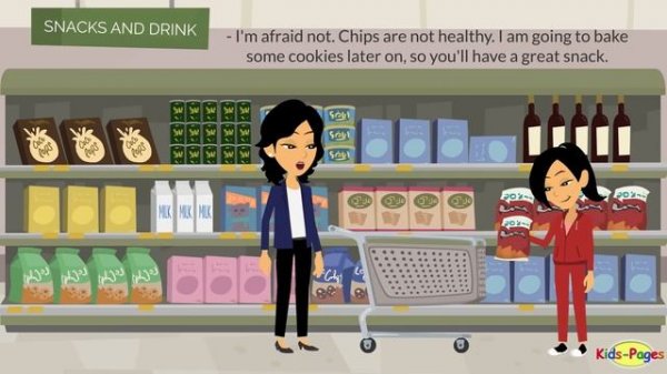 Shopping at the Grocery Store - English Conversation