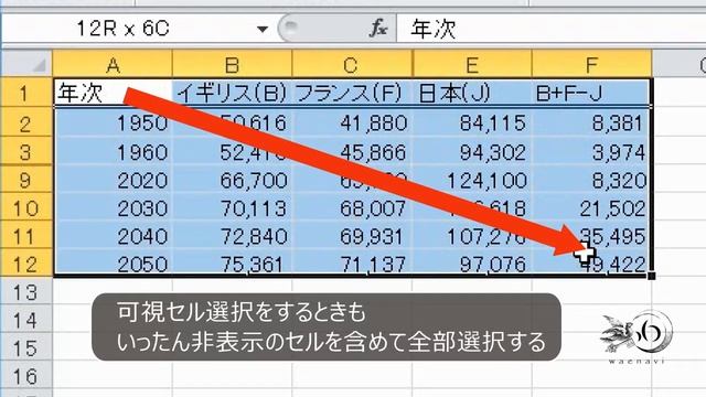 ファンダメンタルExcel 8-4 可視セル１(可視セル選択のトレーニング)【わえなび】（ファンダメンタルExcel Program8 ジャンプと置換） смотреть онлайн