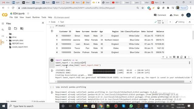 Tutorial-1 EDA Using SweetViz Tool смотреть онлайн