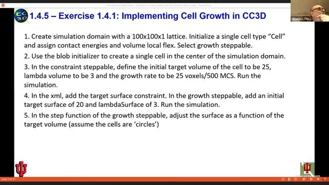 CompuCell3D Workshop 1.4 Cell Growth and Division August 2 2022 смотреть онлайн