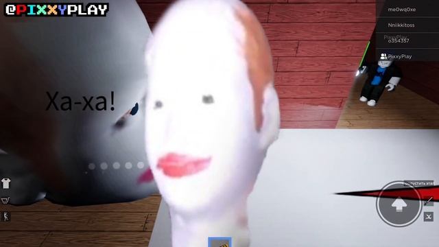 БОЛЬШАЯ БОШКА ЧУТЬ НЕ РАЗДАВИЛА! ПОБЕГ ОТ ОГРОМНОЙ ГОЛОВЫ В ROBLOX смотреть онлайн