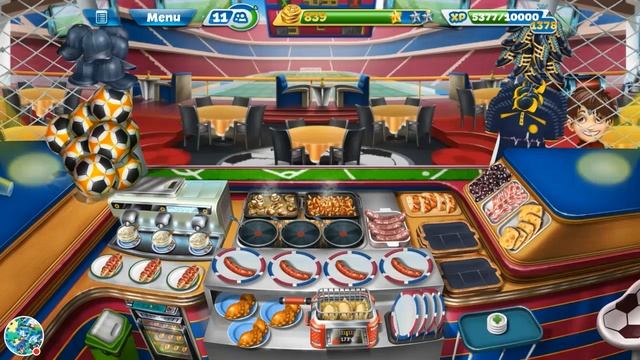 Cooking Fever-Sports Bar Level 1-40(3 Stars) смотреть онлайн