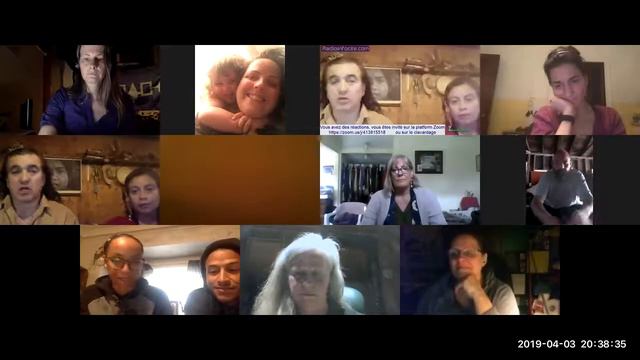 Two Row Wampum group meeting April 3rd 2019 | Rencontre Zoom du groupe "Wampum à Deux Voies" смотреть онлайн