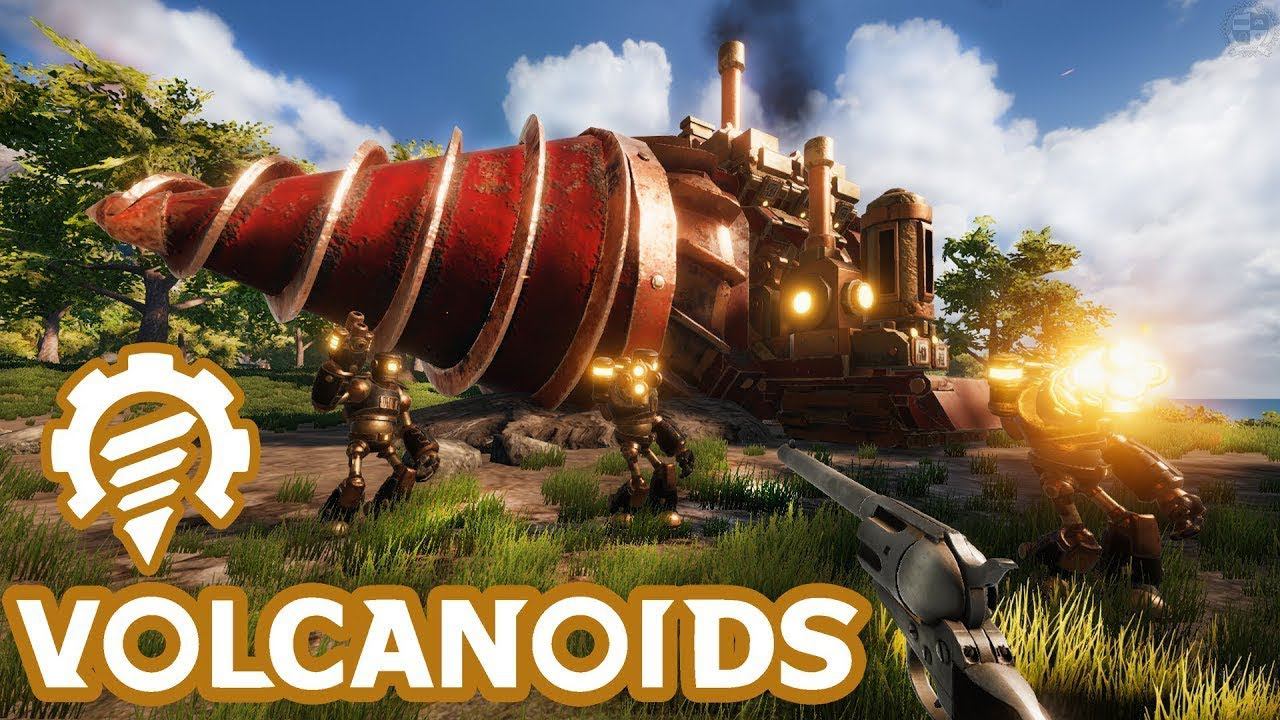 Бой с Механойдами. Volcanoids # 3