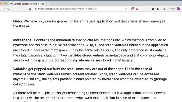 Memory Types in Java смотреть онлайн