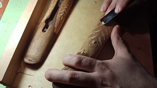 Резной дубовый лист на приклад смотреть онлайн