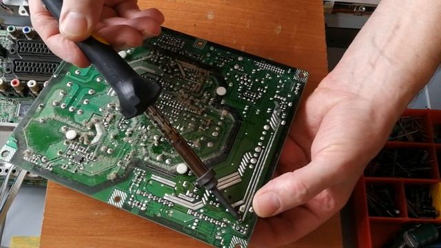 Ремонт PSU  BN44-00156A. SAMSUNG LE32S81B не включается.