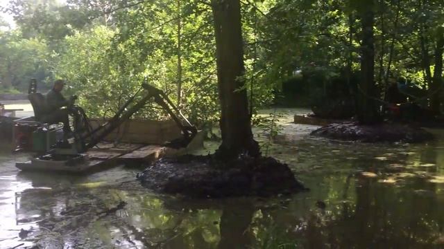 Очистка каскада прудов на реке Чернавка в г. Раменское. Расчистка. смотреть онлайн