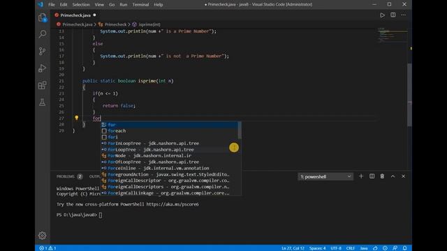 Prime Numbers Program in JAVA | தமிழ் смотреть онлайн