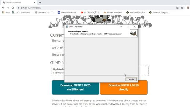Aula como instalar o GIMP смотреть онлайн