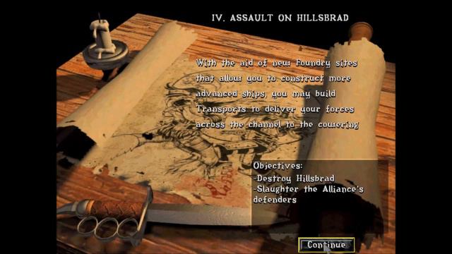 Warcraft 2 Tides Of Darkness Orc Campaign Miss 4 Assault On Hillsbrad Intro Cinematic смотреть онлайн