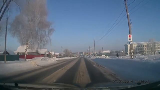 Russia. Kanash town in winter January 7, 2019 смотреть онлайн