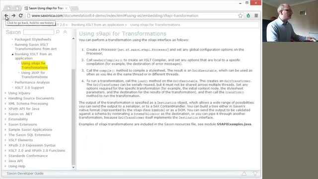 Single Page Application: XSLT-2 driven XML documentation viewer смотреть онлайн