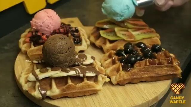 Льежская вафля от Candy Waffle смотреть онлайн