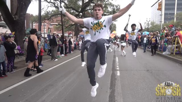 Jefferson Davis "Drum Majors and Dancers @ Rex Parade 2020 Mardi Gras Day смотреть онлайн