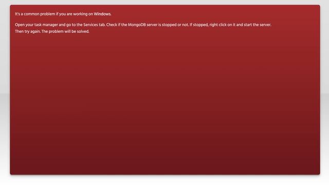 Could not connect to MongoDB on the provided host and port смотреть онлайн