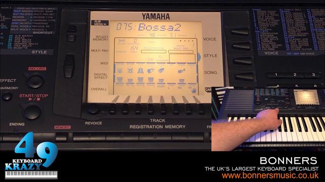 Yamaha PSR-330 Keyboard - 100 Accompaniment Styles Part 2/2 смотреть онлайн
