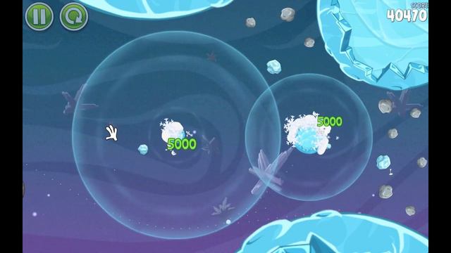 Angry Birds Space - Fry Me To The Moon: Level 8: 3 Star Walkthrough смотреть онлайн