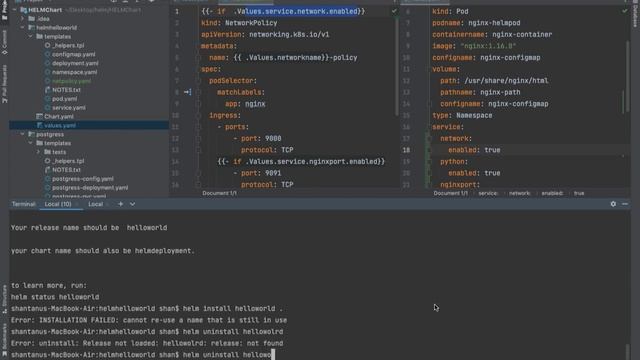 Flow Control (IF/ELSE) statement in HELM смотреть онлайн