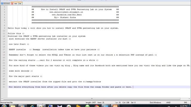 How to install OWASP and DVWA pentesting Lab on your system. смотреть онлайн