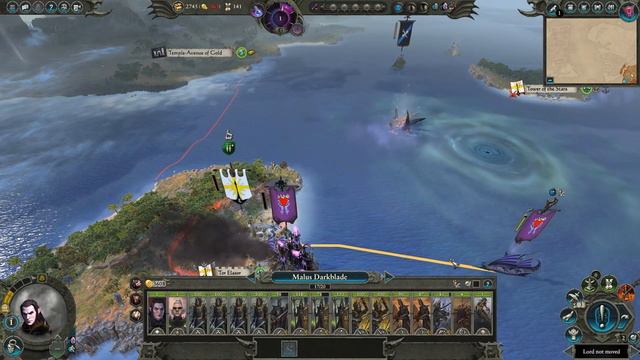 THE DARKBLADE RISES! Total War: Warhammer 2 - Hag Graef Campaign - Malus Darkblade #1 смотреть онлайн