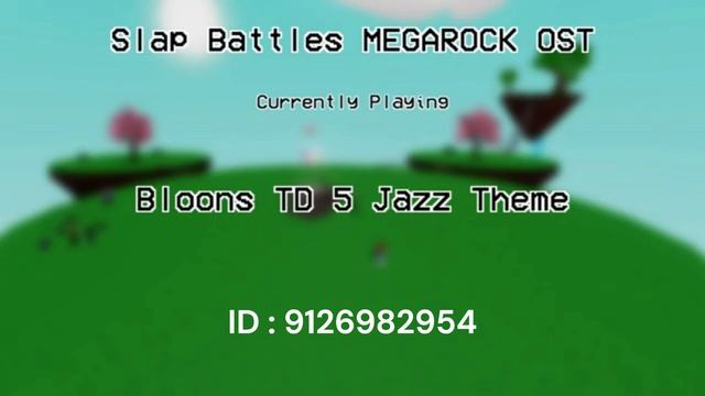 Slap Battles MEGAROCK OST Compilation (+ All The Ids For Them!)