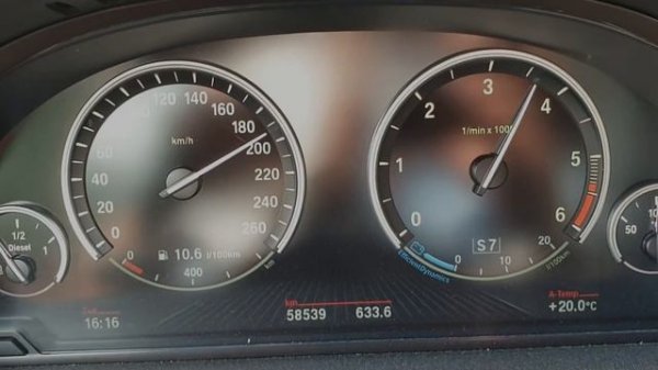 BMW F10 M550d BROO Performance ST1+ 482,3 Ps / 880,8 Nm 100-200