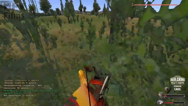 Cake играет в Mount & Blade: Warband "1 vs 1000" #4 (самые интересные моменты) смотреть онлайн