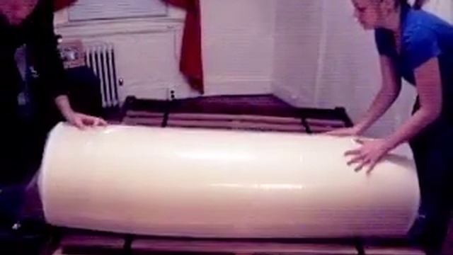Visco Memory Foam Mattress And Sofa Bed Mattress Memory Foam (Un-Packing & Setup Video)