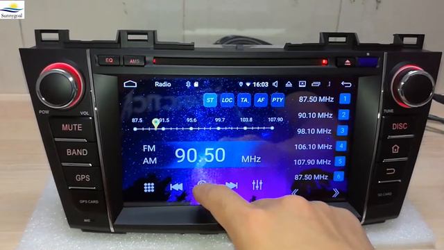 Test: Android 9.0 OS Car DVD Player Headunit for Mazda 5 Premacy(2010-2018)