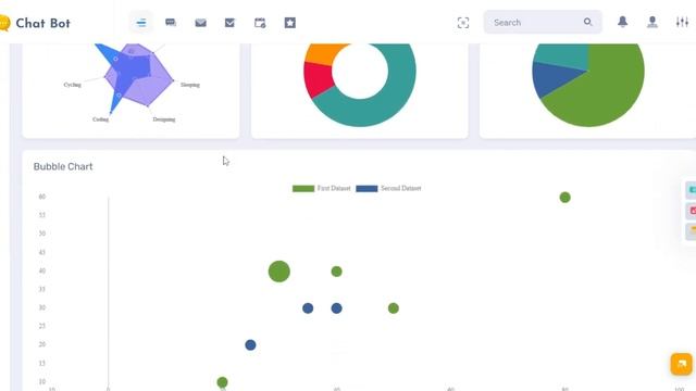 Responsive Bootstrap Admin Dashboard Template – Chatbot смотреть онлайн