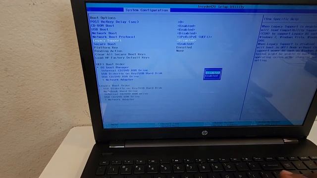 USB BOOT on HP Laptop 15 - SOLVED! смотреть онлайн