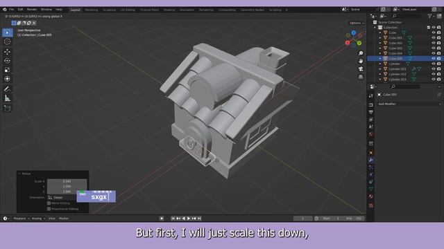 The Village's Cottage??| Be a 3D illustrator in 30 mins| Game Asset| Blender Tutorial Part 1 смотреть онлайн