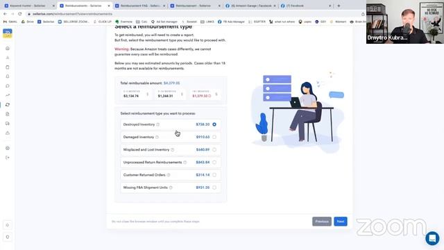 Дмитрий Кубрак: Reimbursement или хватит терять деньги на Amazon. Урок по возвратам средств с Amazo смотреть онлайн