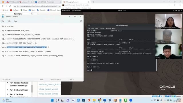 Presentasi Oracle Database Administrator - Managing Memory смотреть онлайн