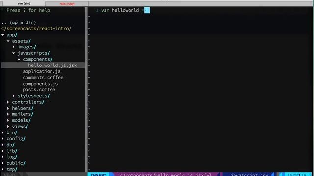 React and Rails: Setup смотреть онлайн
