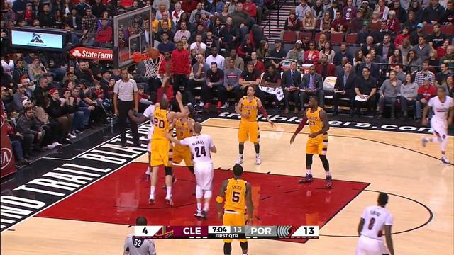 Timofey Mozgov vs Blazers. 26.12.2015 смотреть онлайн