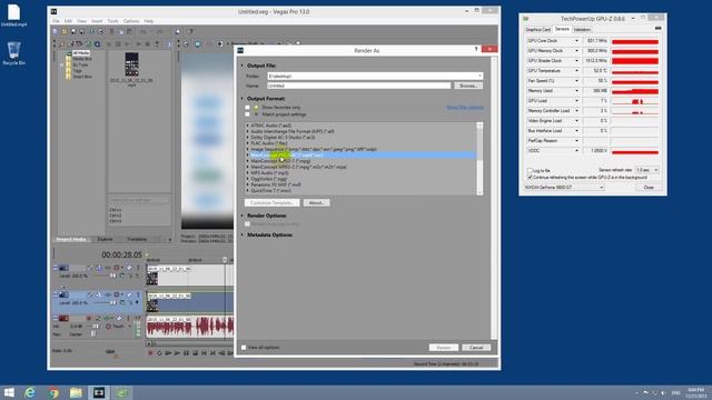 How to verify GPU rendering (GPU-Z, Sony Vegas) смотреть онлайн