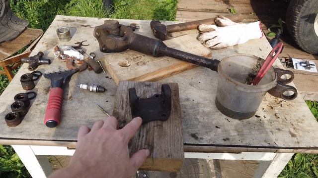 Кардан стучать больше не будет! Замена крестовины переднего карданного вала УАЗИКА [около вездехода смотреть онлайн
