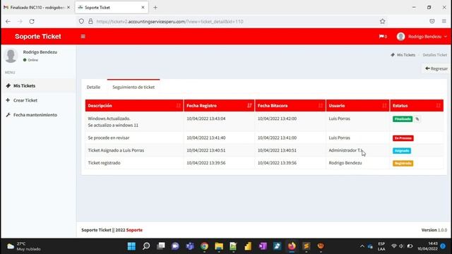 Sistema de ticket V2 con php y Mysql смотреть онлайн