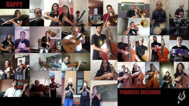 Happy - Pharrell Williams - Maestro Carlos Lima e Orquestra Lyra Mojimiriana смотреть онлайн