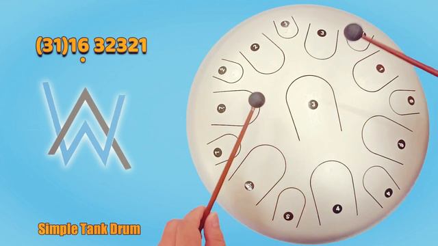 ALONE (Alan Walker) - Steel Tongue Drum / Tank Drum Cover with Tabs смотреть онлайн