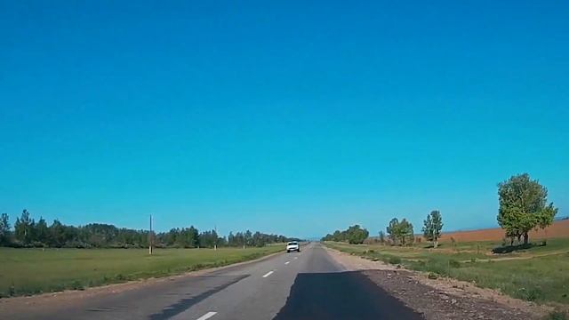 Дорога Усть-Каменогорск - Семей. Восточный Казахстан. смотреть онлайн