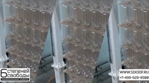 Роботизированный комплекс для порядной паллетизации PET банок